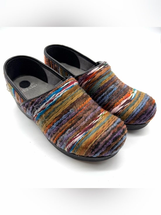 Dansko Shoes - Dansko Women’s‎ 39 US 8.5 Slip On Clogs Yarn Multicolor Cozy Cottagecore Granny